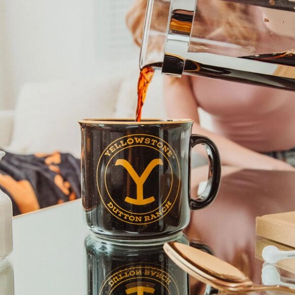 Yellowstone Dutton Ranch Ceramic Camper Mug 20 OZ Gift - Picture 3 of 4